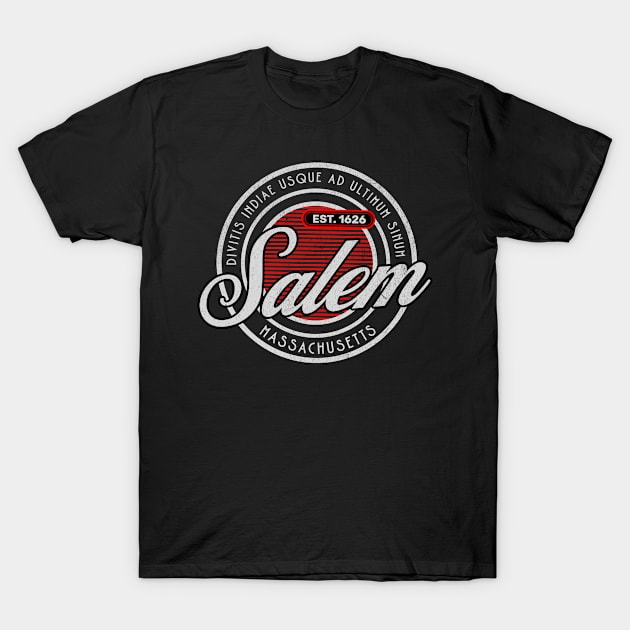 Salem Massachusetts Logo T-Shirt by ReaverCrest